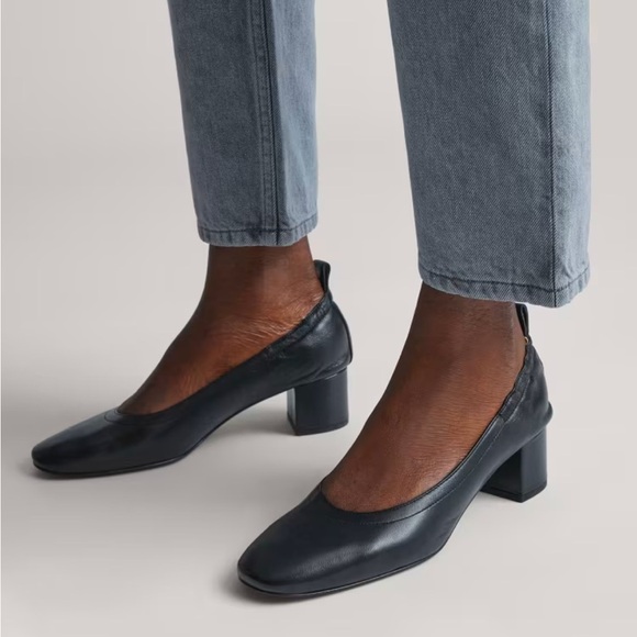 Everlane The Italian Leather Day Heel Black 7 - Picture 3 of 15